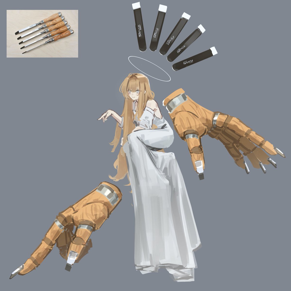 renakohii's tweet photo. day 6 - chisel https://t.co/hGS7z1uSff
