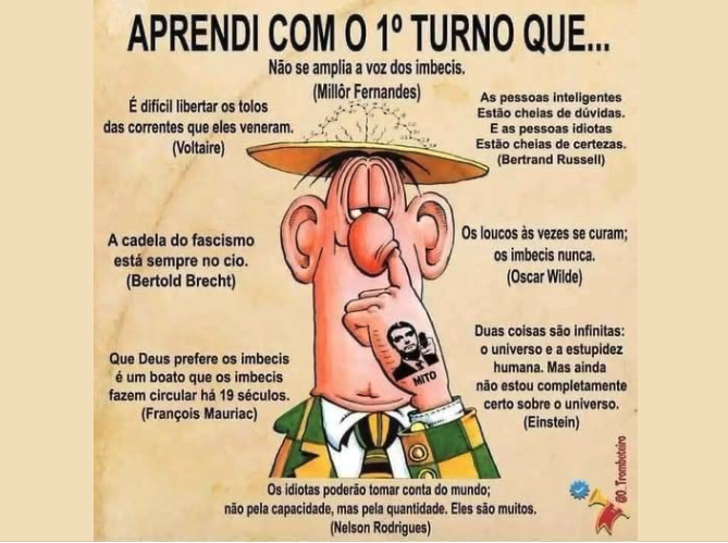 12Rsilva's tweet photo. Se alguém duvida, é porque se encaixa em todos esses provérbios. https://t.co/pwh9Bj5RlE