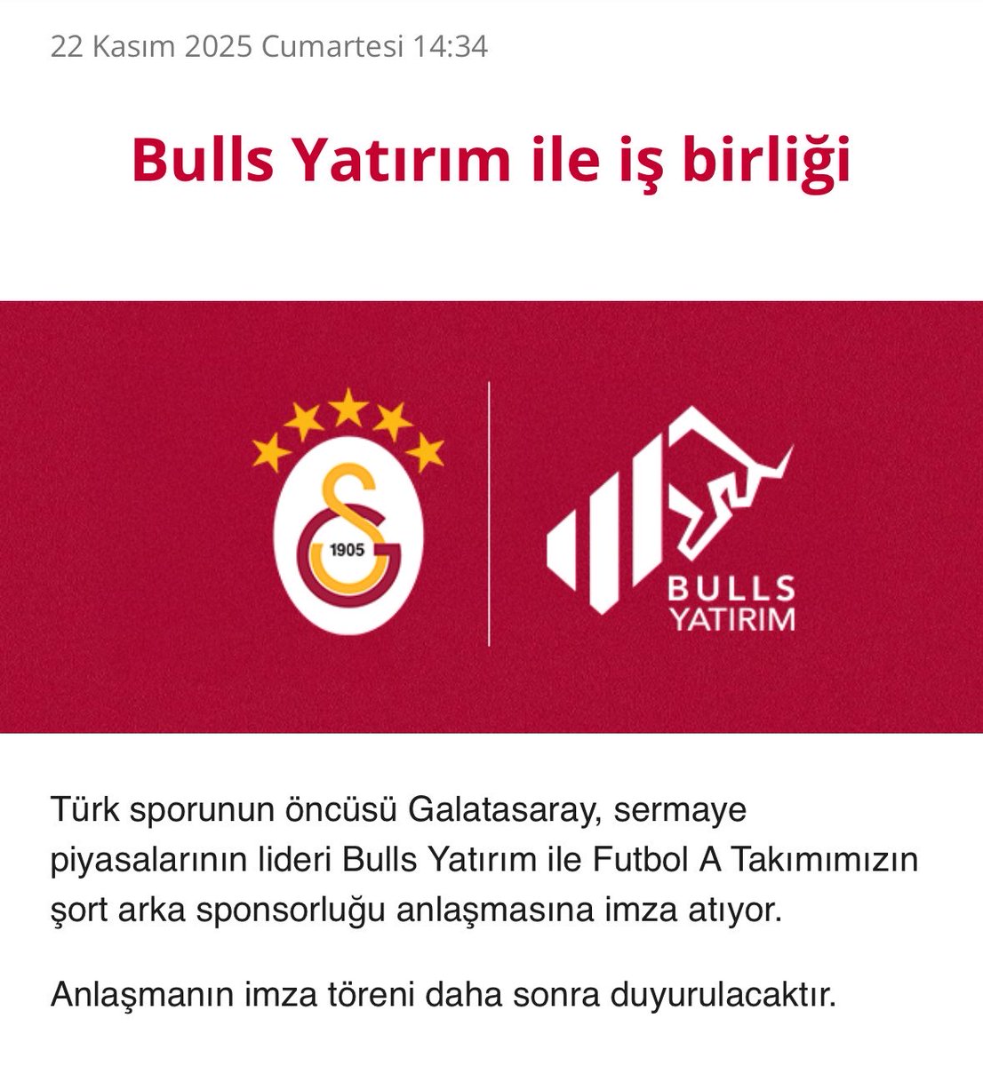 gsgerceklerii's tweet photo. Özel'in bahsettiği Bulls Yatırım geçen sene malum takıma sponsor olmuş. Şaşıran var mı? https://t.co/i4gilYD2hO