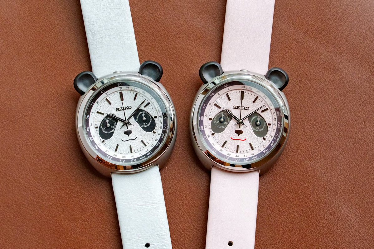 BhorneandCo's tweet photo. News:Seiko actually made the panda watch.

A concept from Seiko's 2024 Power Design Project has now become a real production watch.

The new Power Design Project Panda Chronograph takes the idea pretty literally panda face, ears and all  while using a 43mm stainless-steel case and a quartz chronograph movement.

Only 5,000 pieces will be made.
Honestly, I like seeing Seiko do things like this.

Not every watch needs to take itself seriously.