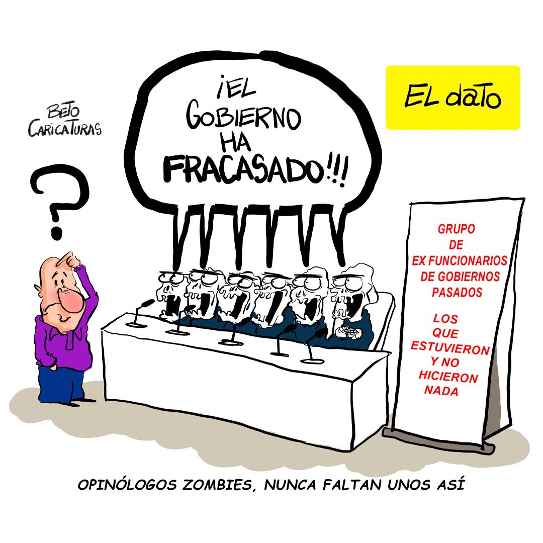 ElDatoNews's tweet photo. #DatoCaricatura ¡OPINÓLOGOS ZOMBIES, NUNCA FALTAN UNOS DÍAS ASÍ...!

👍 Síguenos en… 👉 @ElDatoEcua 👈
🔔 Activa la campanita de notificaciones. 
🎨 Beto Caricatura

#eldato #eldatoec #politica #Ecuador https://t.co/8YQ0wF4AXe
