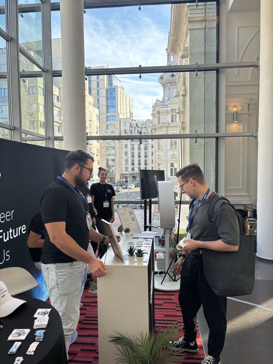 bigdataweek's tweet photo. Take a break at the @EPAMSystems booth!  

📸 Step into our filter booth and create a fun photo to remember the event.

🎁 And don’t miss the 15:30 raffle, where you could walk away with a gaming keyboard!  

#EPAMRomania #partnerships #bdw2026 https://t.co/7S0d4lDXbA