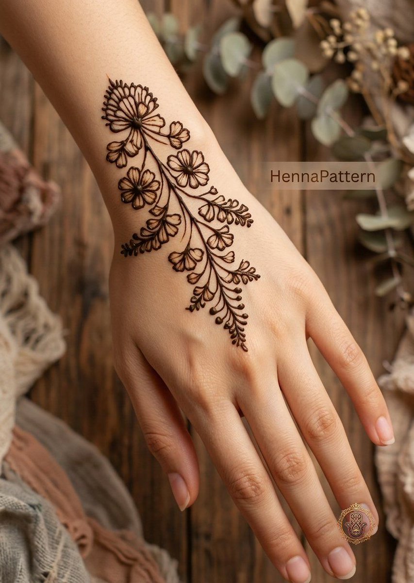 HennaPattern's tweet photo. Stylish Back Hand Styles

Trending henna aesthetics ✨

Discover artistic mehndi patterns 💫

#mehndispot #weddinghenna https://t.co/iT6GIuf8CY