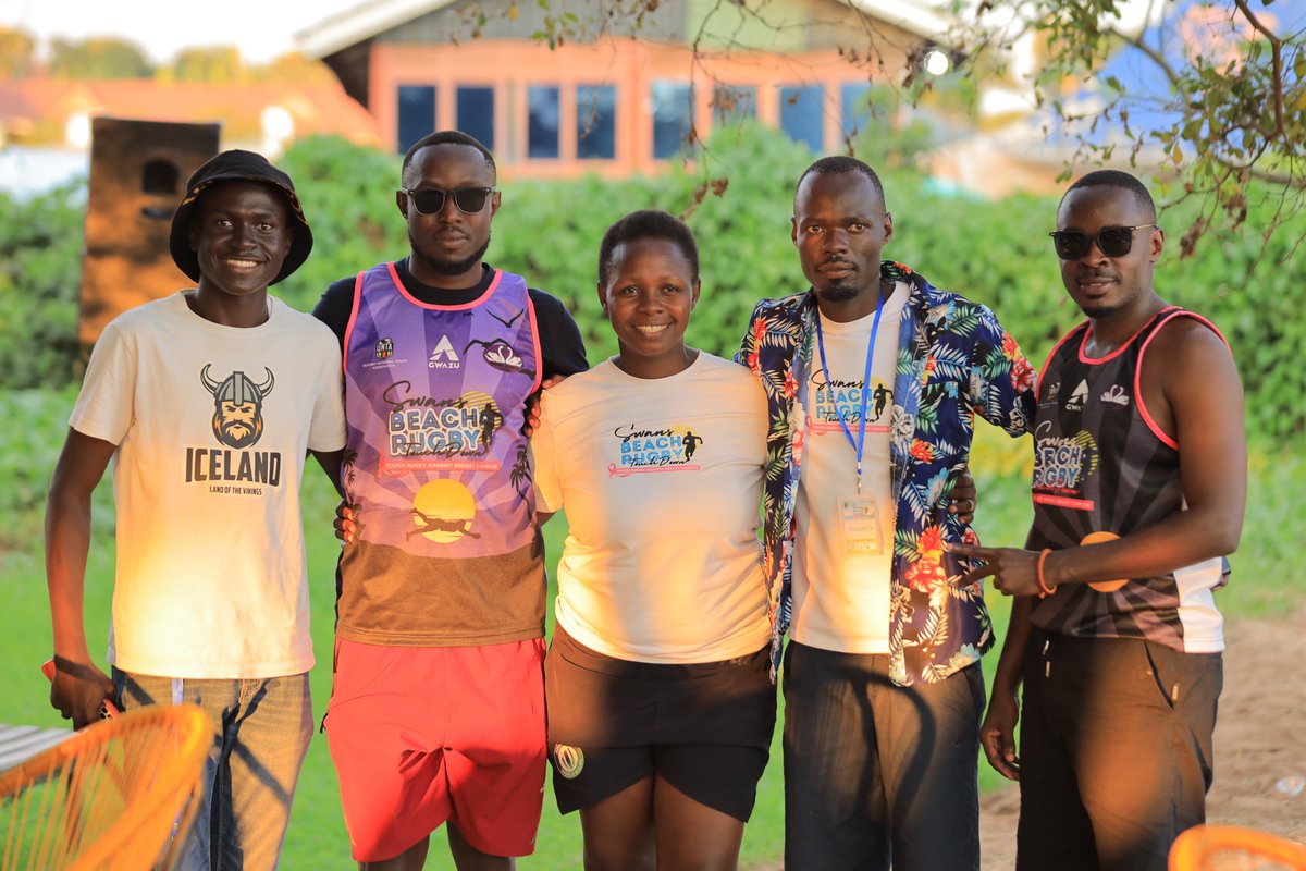 SwansSportsClub's tweet photo. #BeachRugbyAgainstCancers @ivan_magomu @martin256256 @MogalChris @lunyolo_regina  tag those who have been on this journey with a photo at the beach. https://t.co/nZiQ8rvJ7X