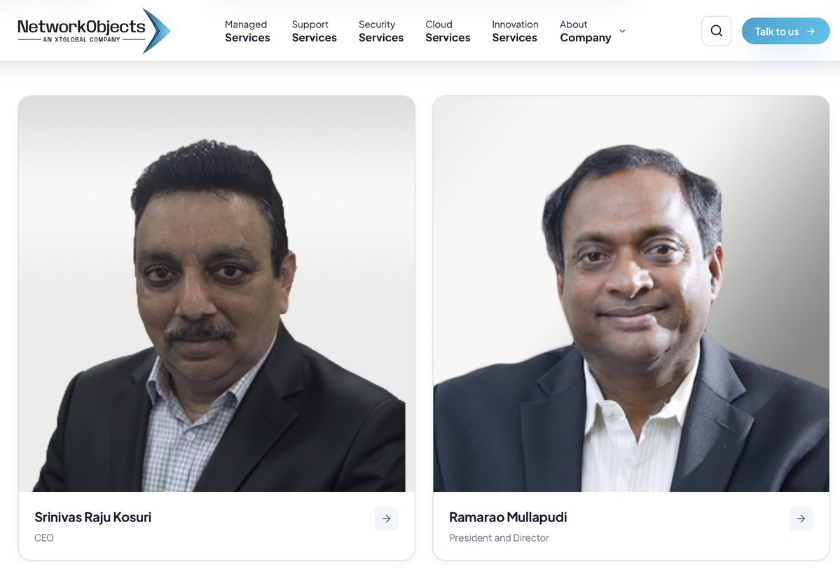 DannyCampsalot's tweet photo. TEXAS - Plano - 75024

NETWORK OBJECTS, INC.

$1,567,164.85 

in taxpayer dollars spent to forgive the PPP loan.

This one is difficult to unwind. But here are the company's fearless leaders.

They were made part of an Indian conglomerate called XTGlobal in 2024. 

Details 👇.