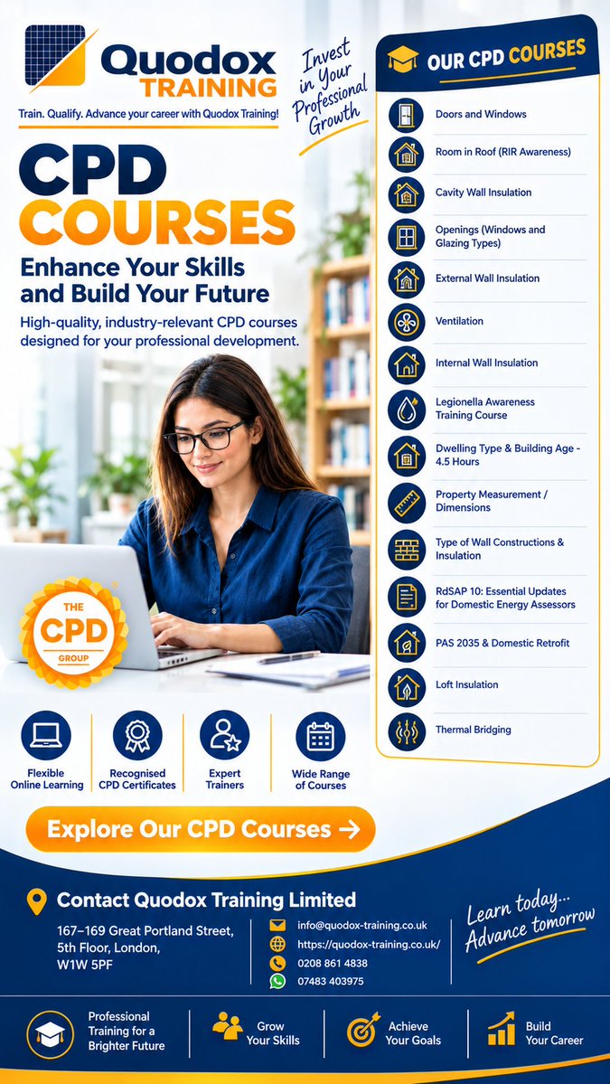 QuodoxTraining's tweet photo. Explore our range of CPD courses-  giving you the flexibility to learn at your own pace, anytime and anywhere. 📷📷

Contact
📷 info@quodox-training.co.uk
📷 0208 861 4838
📷 WhatsApp: 07483 403975
📷 https://t.co/mQjo26jeqT

#quodoxtraining #CPDCourses #onlinelearning https://t.co/HU0LI6VavO