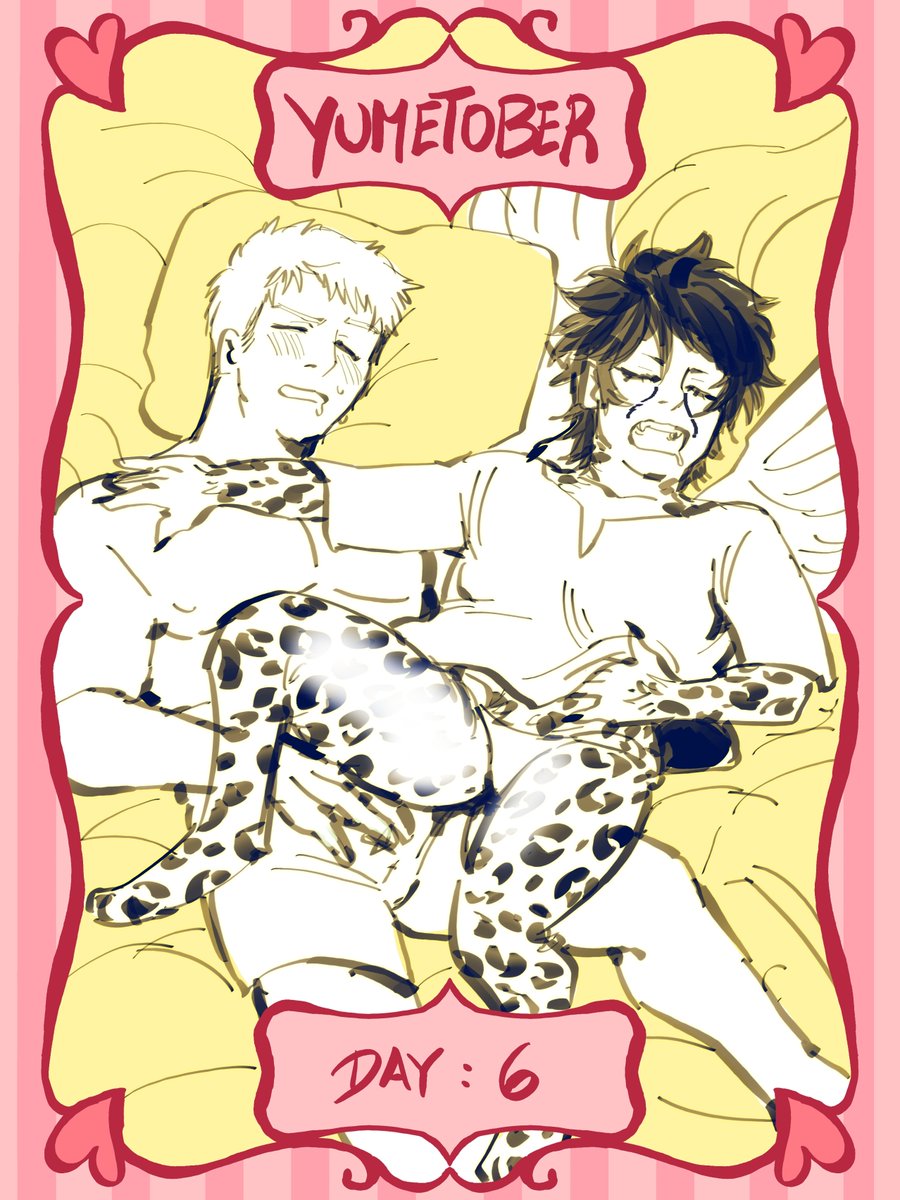 astrom0n's tweet photo. #elisyumetober2026
Day 6: Pajamas
[ Astel x Laios ]

vamos a fingir que en la mazmorra habia una cama convenientemente gigante y comoda

#yumetwt #laiostouden https://t.co/3OvXEbMvDg