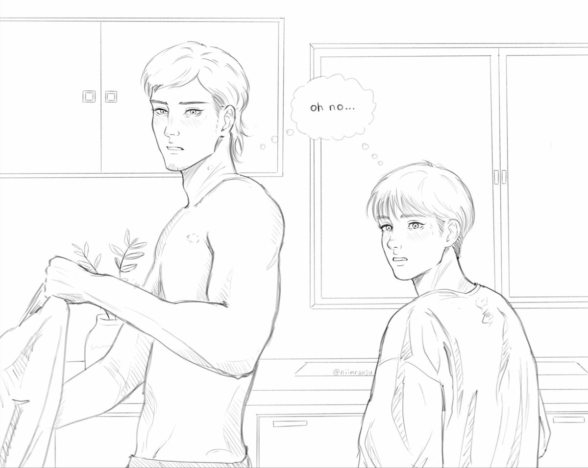 niimraeju's tweet photo. get caught #jearmin https://t.co/9CwOlEqmgH