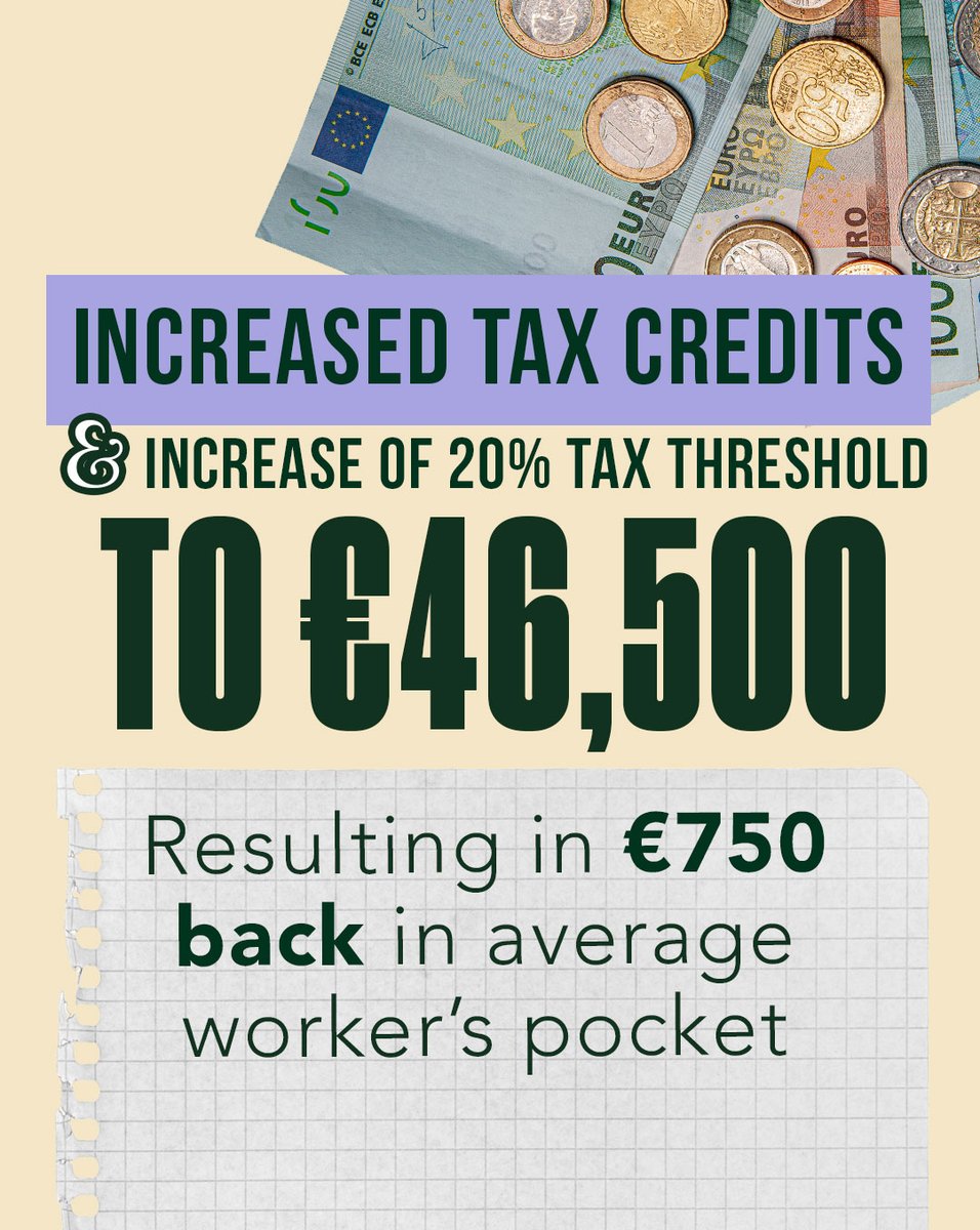 fiannafailparty's tweet photo. In Budget 2027 
Fianna Fáil is supporting families and households under pressure.
Rewarding work. 
Investing in Services. Protecting our future https://t.co/yfM82A8wCb