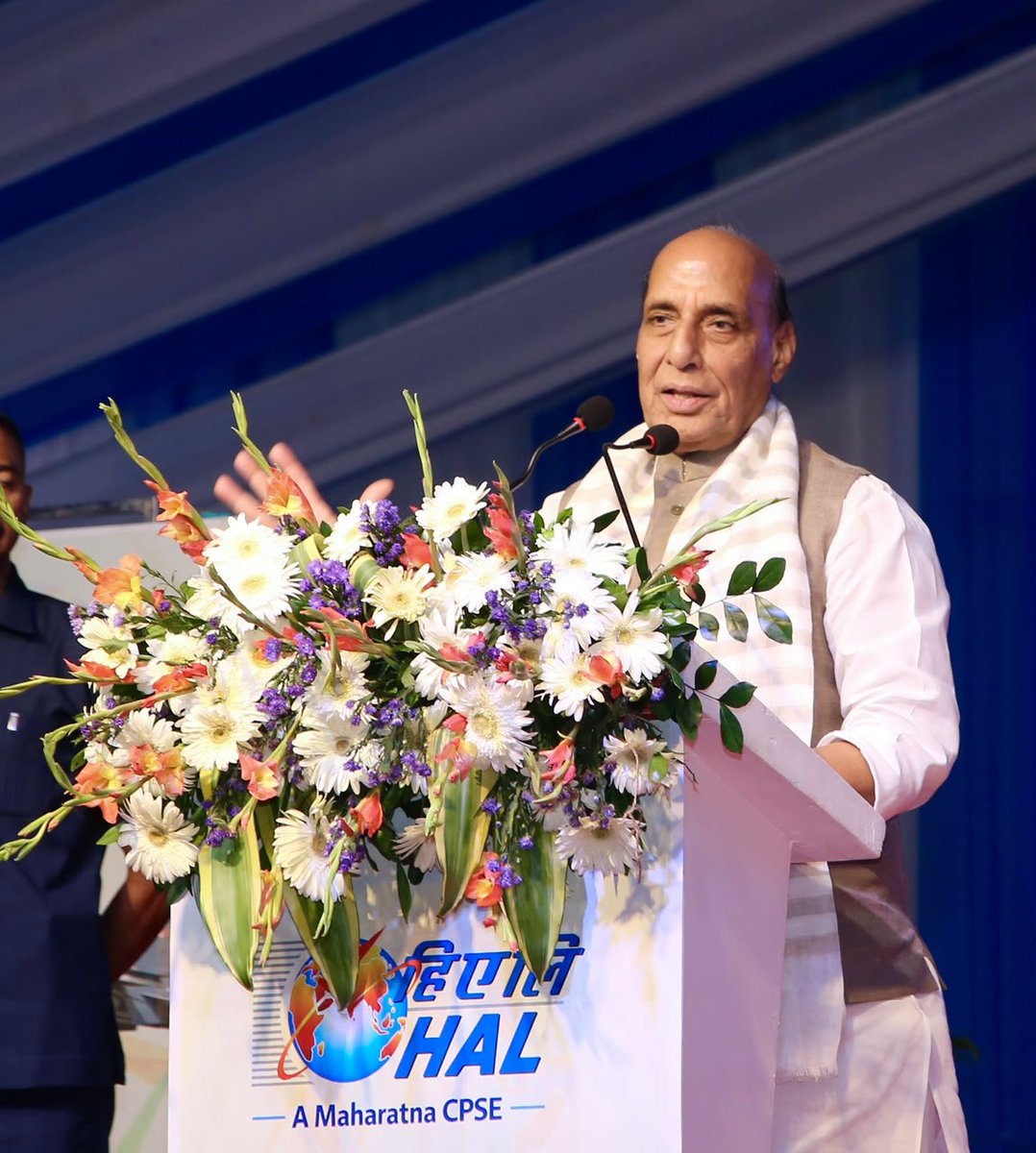 rajnathsingh's tweet photo. Today is a historic day for HAL Koraput. The Division has today delivered its 2000th engine.
This is more than a production milestone. It is a symbol of six decades of engineering capability, skilled manpower and commitment to strengthening India’s defence preparedness. I am extremely pleased to be part of this remarkable journey.
 
HAL Koraput has also crossed another significant milestone. It has overhauled more than 9,000 engines. Behind these numbers is the skill and dedication of the engineers and technicians who keep India’s critical platforms mission-ready.

The production of AL-31FP engines for the Su-30MKI is an important step in strengthening India’s indigenous engine manufacturing capability.

Despite global supply-chain disruptions and raw-material challenges, the Koraput team delivered its first engine ahead of schedule. 63 engines have now been delivered. I would like to acknowledge the commitment demonstrated by the team here in its production.

HAL is also enhancing annual production capacity from 30 to 50 engines. These capabilities directly contribute to the sustained operational readiness of the IAF’s Su-30MKI fleet.
 
India’s growing fleet of indigenous helicopters requires a strong and reliable indigenous engine ecosystem. HAL is establishing a second production line for Shakti engines at Koraput, adding to the existing capability at Engine Division, Bengaluru.

Together, these facilities will strengthen our capacity to support platforms such as the ALH and LCH and meet the evolving requirements of the Armed Forces.
A stronger engine ecosystem is essential to a stronger self-reliant defence capability.
 
Aatmanirbharta in aerospace begins with the materials and technologies that go into an engine. I am pleased to note the progress made in indigenising raw materials for high-thrust engines. 264 lines of raw material have been developed by MIDHANI and received by HAL Koraput. This is an important contribution towards building a domestic ecosystem for advanced aero-engine manufacturing.

Our objective remains clear, that is to develop critical capabilities within India, build the industrial ecosystem around them and progressively reduce dependence on external sources.