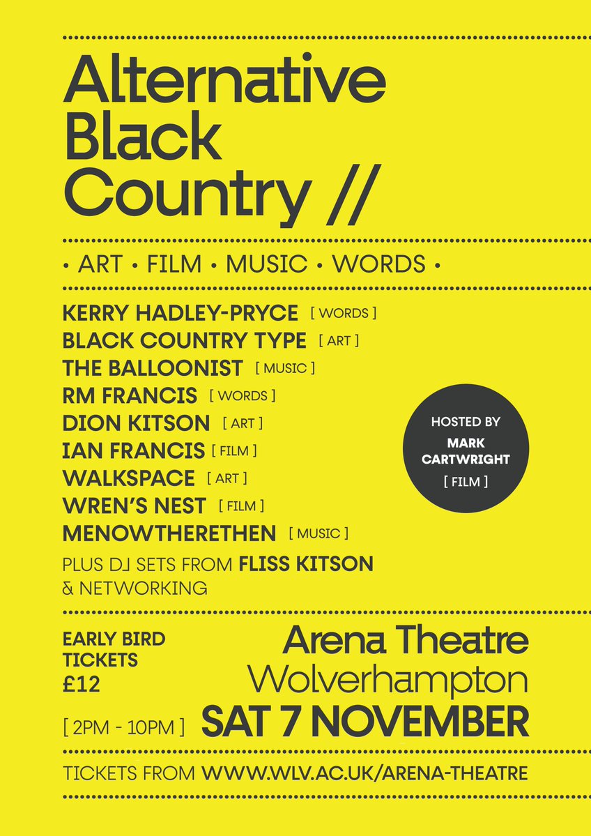 RMFrancis's tweet photo. I'm really looking forward to Alternative Black Country on 7th Nov. Especially to be sharing a stage with my awesome friend, @Kerry2001 and my mucker @bctype https://t.co/FuB2GtqLn0