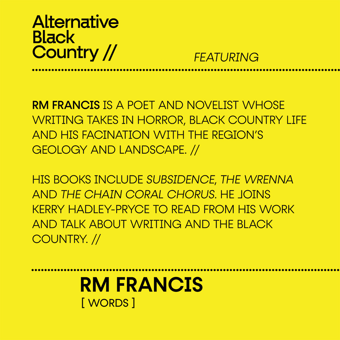 RMFrancis's tweet photo. I'm really looking forward to Alternative Black Country on 7th Nov. Especially to be sharing a stage with my awesome friend, @Kerry2001 and my mucker @bctype https://t.co/FuB2GtqLn0