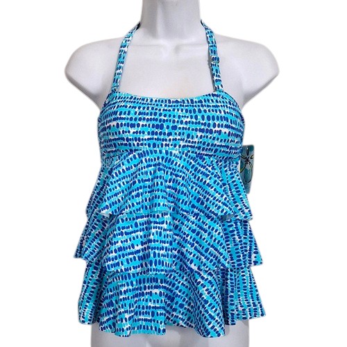 bevsshop's tweet photo. Check out what I'm selling. Island Escape Tiered Bandini 6 Aqua Blue Ruffle Halter Tankini Swim Top NEW: Get up to $20 off* when you use my code XBTHNP to sign up for Mercari. *Terms apply #mercari #islandescape #bandini #tankini #swimtop https://t.co/rvgrzvdhFB https://t.co/1KkqXE9QiB