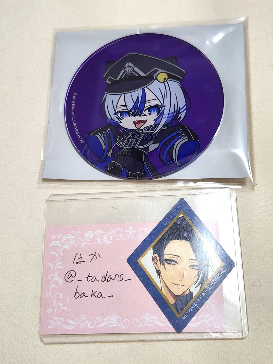_tadano_baka_'s tweet photo. 【交換】刀剣乱舞 刀猫男士 特典 アクリルコースター

譲)
第十二弾-大慶

求)アクリルコースター
第十二弾-童子切

先日新しく引きましたので改めて。
池袋にて手渡し交換優先、郵送での交換も勿論歓迎です。
検索からもお気軽にお声掛け下さい。 https://t.co/ZjndUxlMzK