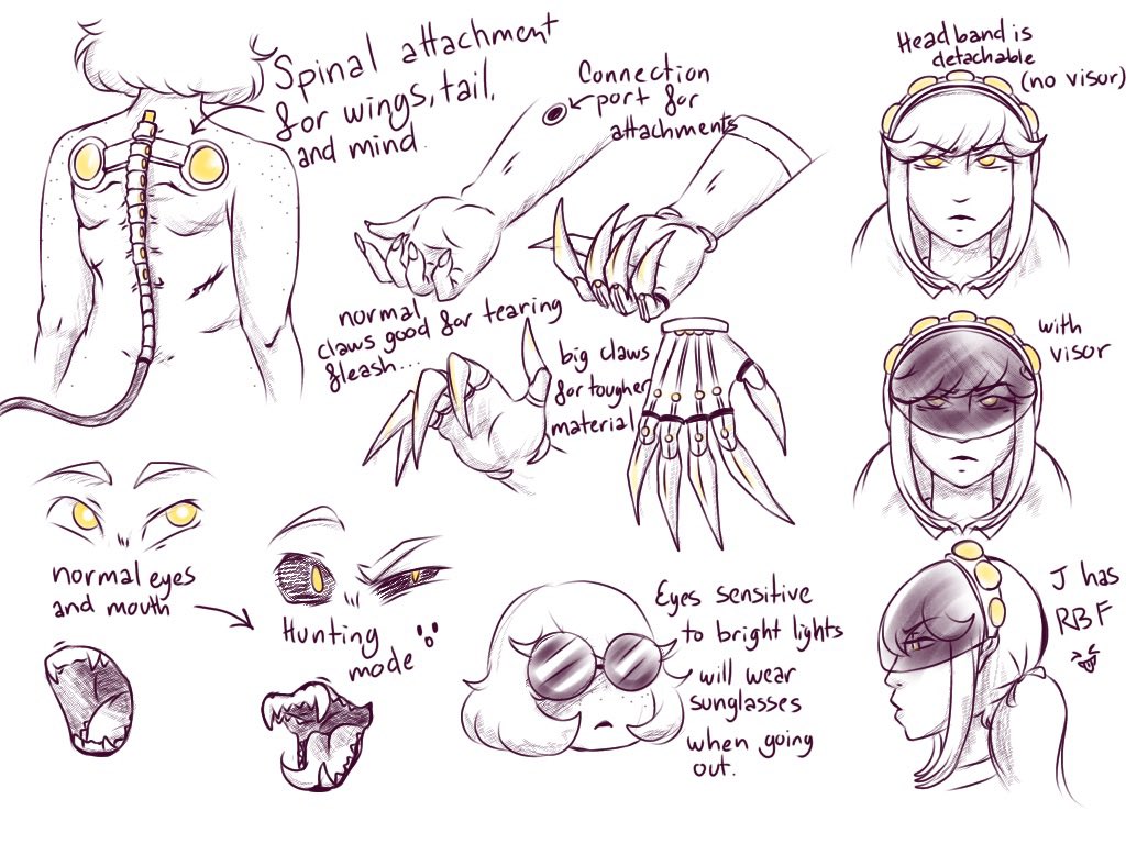 Ursisurpi's tweet photo. Did some rethinking for the human drones… had a creative burst 😜😉😉
Gladly answer any questions cause I can’t write it down for shiiii 😝😅😂
#murderdrones #Disassemblydrones #SerialDesignationV #SerialDesignationN #SerialDesignationJ https://t.co/yICcyRTllV