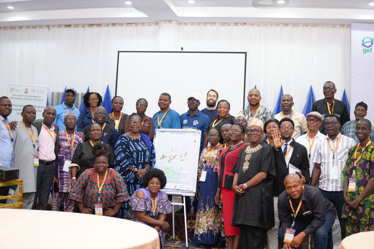 FolurNgr's tweet photo. #ThrowbackTuedsay ๐
A quick look back at the 2nd Round of the FAO PILA Multistakeholder Workshops, held in Calabar (May 5โ7) and Akure (May 12โ15), 2026.
The workshops brought stakeholders, private-sector actors, and development partners together to strengthen Integrated Landscape Management (ILM) and translate shared priorities into actionable roadmaps for sustainable landscapes.
#gef
#foodsystems
#SustainableLandscapes