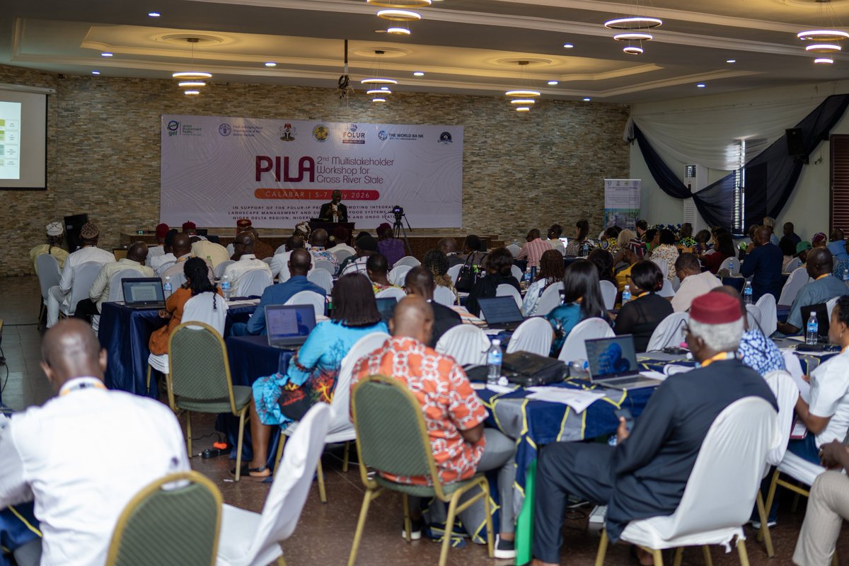 FolurNgr's tweet photo. #ThrowbackTuedsay ๐
A quick look back at the 2nd Round of the FAO PILA Multistakeholder Workshops, held in Calabar (May 5โ7) and Akure (May 12โ15), 2026.
The workshops brought stakeholders, private-sector actors, and development partners together to strengthen Integrated Landscape Management (ILM) and translate shared priorities into actionable roadmaps for sustainable landscapes.
#gef
#foodsystems
#SustainableLandscapes