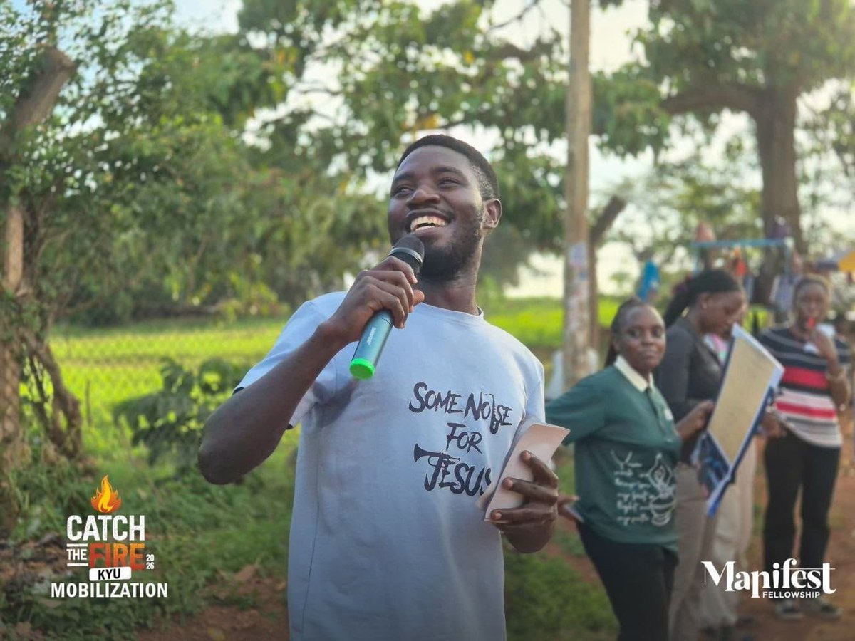 PrimKatende's tweet photo. Before your problems, failures, or circumstances existed, God had established salvation in Christ

Join us on Friday 9th October, 2026 for Catch The Fire Conference, KYU l Kyambogo College Football Pitch l Gates Open at 2:00pm EAT l Free Entrance.

#CatchTheFire2026 l #KYUEdition https://t.co/mkKzpZXUno