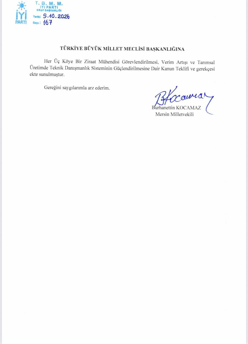 BKocamaz33's tweet photo. Her 3 köye 1 Ziraat Mühendisi görevlendirilmesi, Verim Artışı ve Tarımsal Üretimde Teknik Danışmanlık Sisteminin Güçlendirilmesine Dair kanun teklifimiz.
Takipçisi olacağız…
@iyiparti 
@MDervisogluTR 
#SonKaleİYİParti

#ZiraatMühendisleriAtamaBekliyor
#ZiraatMühendisleriİşBekliyor
#ZiraatMühendislerineİstihdam
#TarımİçinMühendis
#TarımGeleceğimizdir
#Tarımdaİstihdam
#TarımdaMühendisİstihdamı