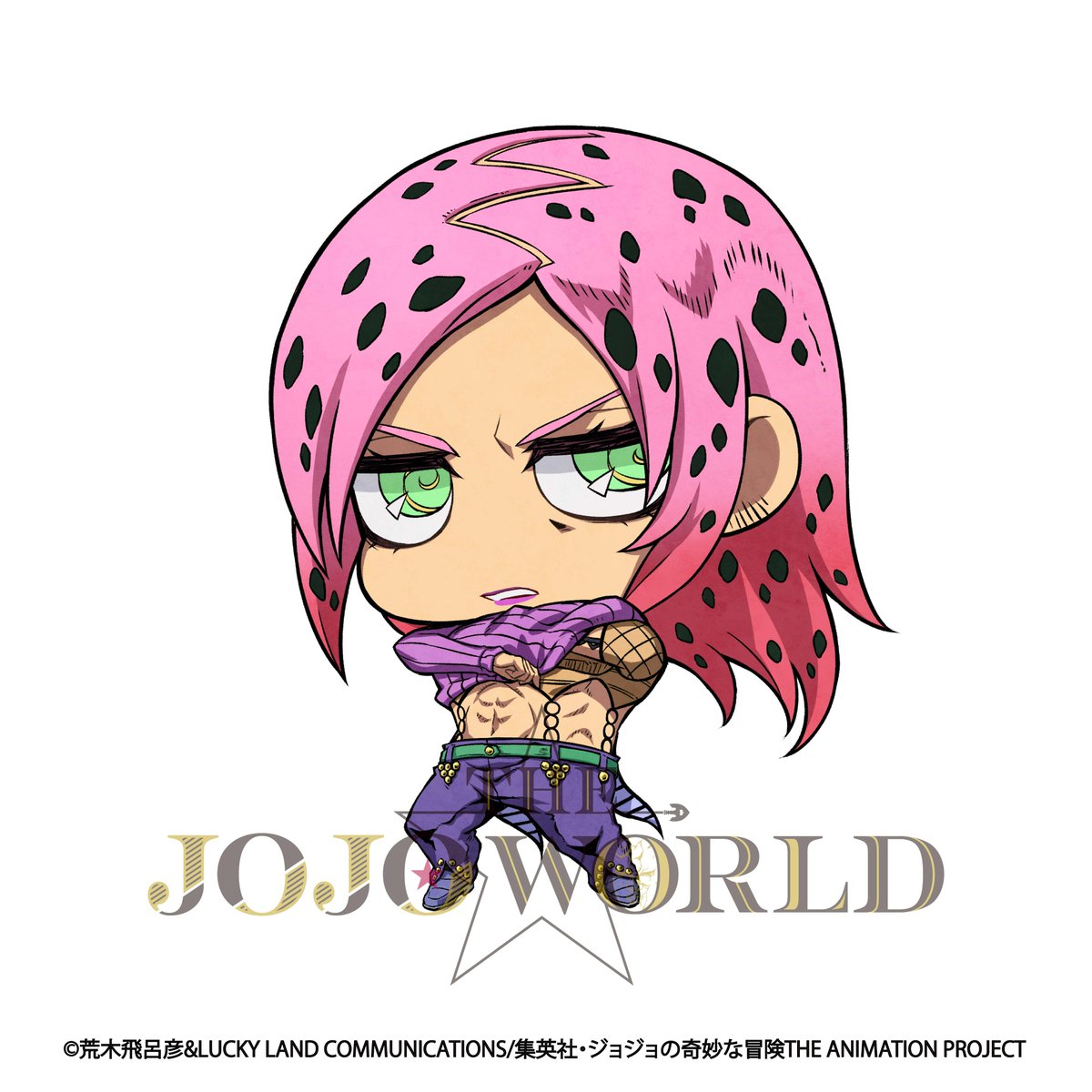 THE_JOJO_WORLD's tweet photo. ★━━━━━━━━━━━━★
　　  THE★JOJO WORLD 　 
           新規ちみキャラ紹介 
★━━━━━━━━━━━━★

ディアボロ

☑️公式サイト
https://t.co/YSf25Icven

#THEJOJOWORLD #jojo_anime https://t.co/LWfr1DMxwp