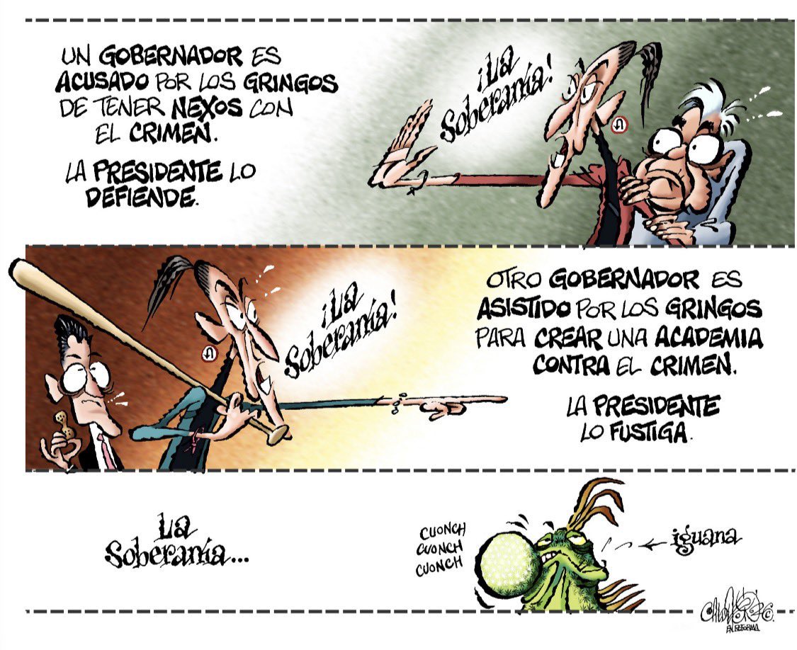aracelibs's tweet photo. "Soberanía, soberanía, soberanía"

Pero ya todos sabemos de qué lado lado masca la iguana ¿cierto?

De @CartonCalderon https://t.co/jXhnAdN5wP