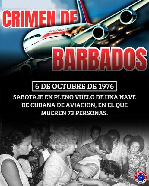 SalvadorValdesM's tweet photo. Cuba no olvida. Cada 6 de octubre se conmemora el Día de las Víctimas del Terrorismo de Estado. No por odio, sino por memoria, por verdad, y por el compromiso con esos atletas, estudiantes, pilotos y pasajeros que nunca volvieron a su casa.  #TenemosMemoria
 #ProhibidoOlvidar https://t.co/w6zW7h8hmw