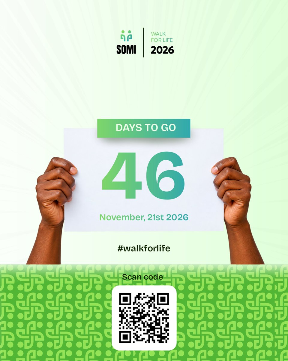 SavingOurMen's tweet photo. Have you registered? What are you waiting for?
We have only 46 days to go!!! The excitement is building up and we can't wait to see you there. ๐
#WalkForLife #SOMICancerWalk2026 https://t.co/uvicQaOEeo