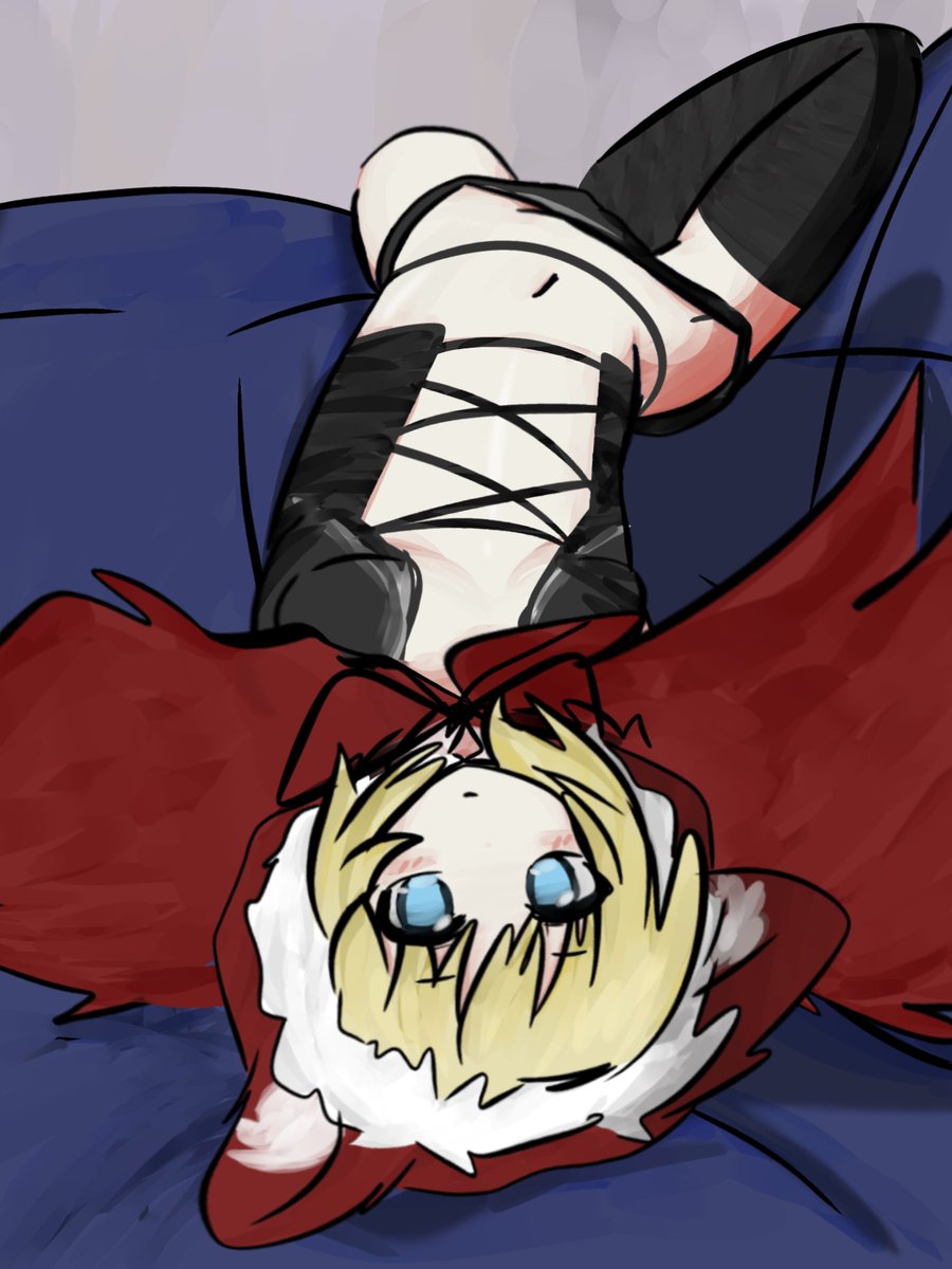 celovelyzy's tweet photo. Red Hood is lying on the sofa.
#blacksouls https://t.co/Zkfqx65O5z