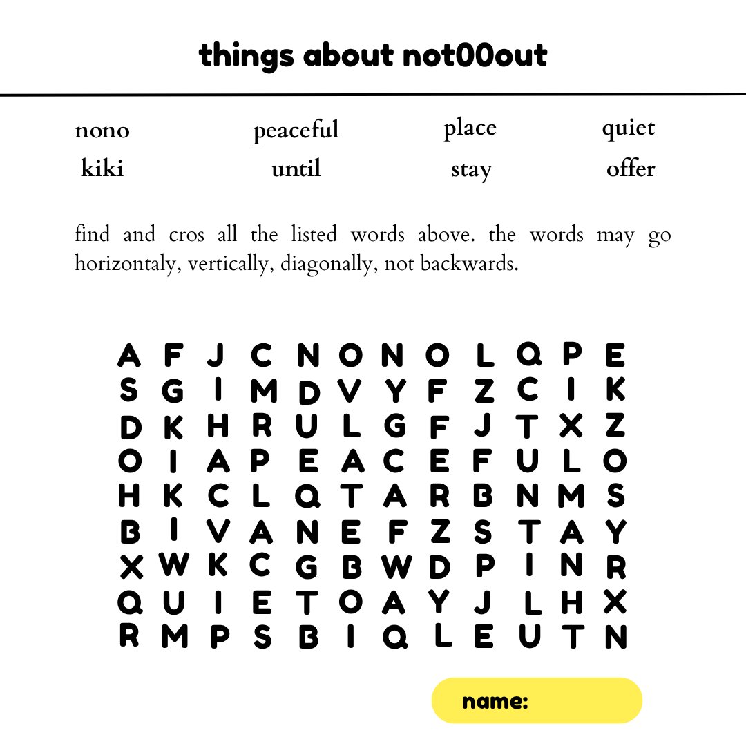 not00out's tweet photo. #.00

okay, hear us out..

we talk.
you ask questions in here.
https://t.co/Ju7lJ3M2VB

then we play some games to secure your spot.

rules:
- follow us and rt this tweet and head thread
- play the games
- ss the answer by quote and tag your 3 friends

until tomorrow at 7 PM https://t.co/5wajc4zrbs