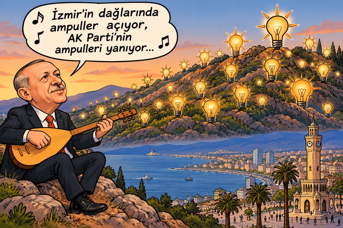 enginbalim's tweet photo. İzmir’in dağlarında ampuller açar.. https://t.co/NVB4FXxlCx
