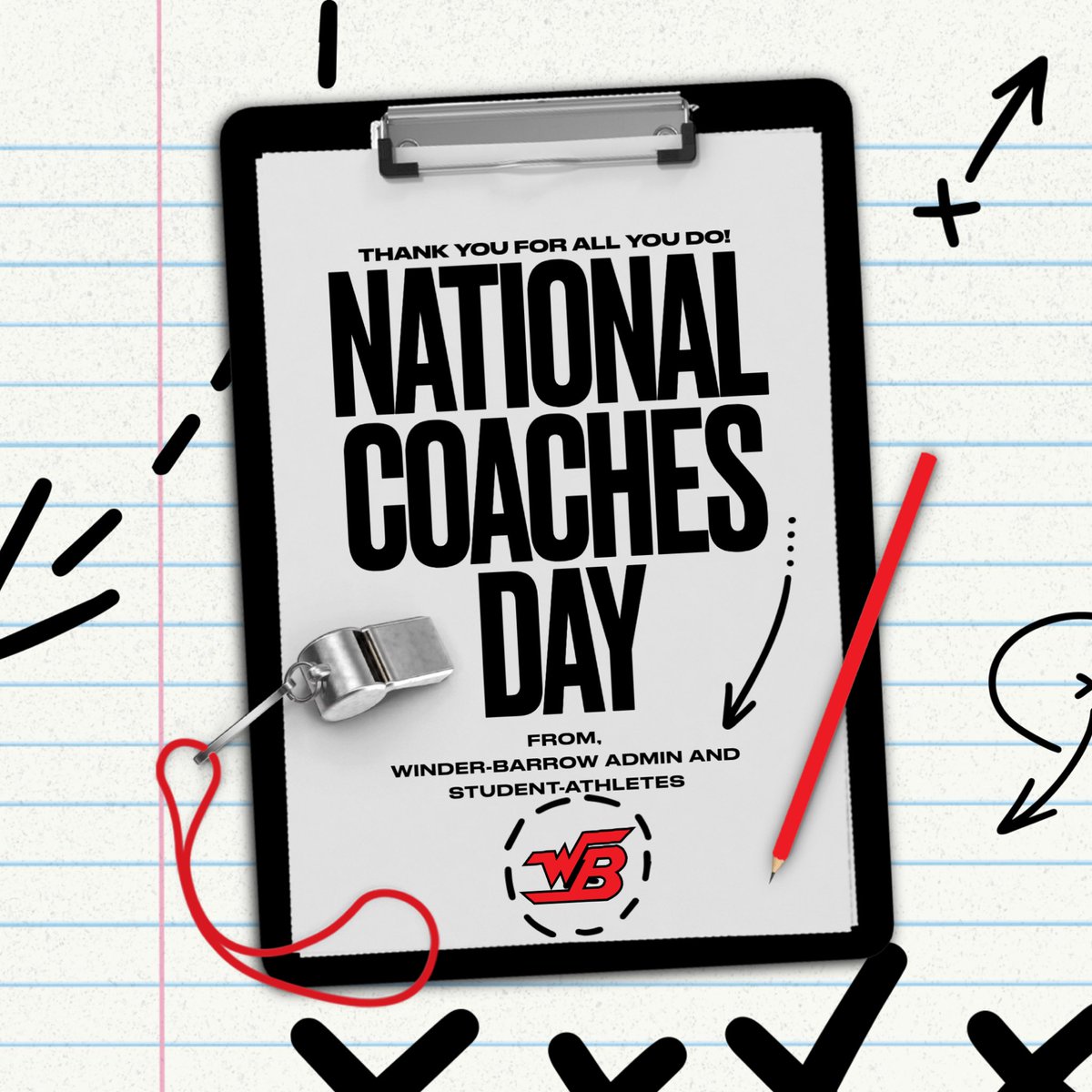 WBDoggs's tweet photo. Happy National Coaches Day to our incredible coaches! 🐾❤️🖤

We are truly blessed to have each of you leading, mentoring, and pouring into our student-athletes every day. Thank you for all you do!

#GoDoGGs #NationalCoachesDay #WBAthletics https://t.co/icLapVGs0S