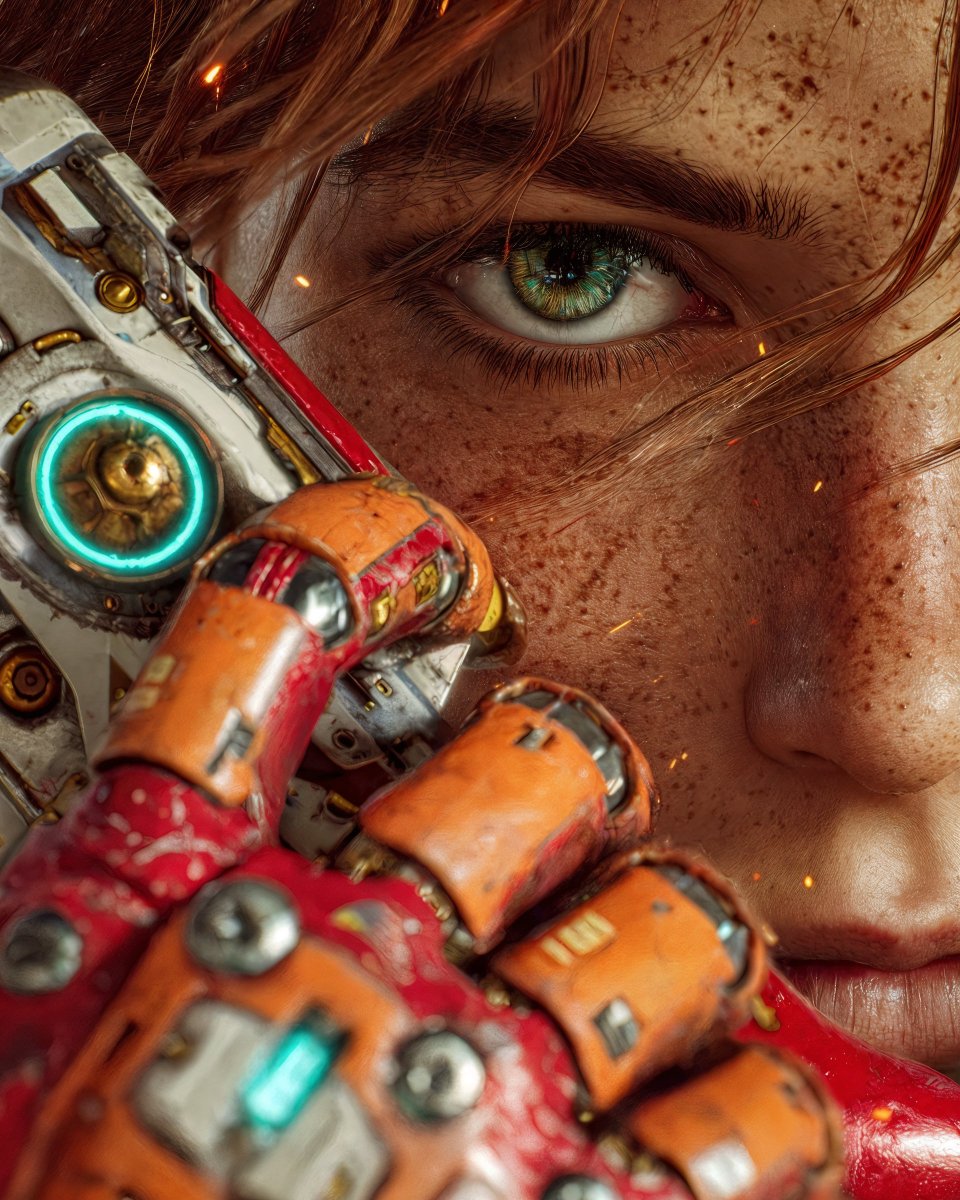 Fluex_Artworks's tweet photo. Rust Angels - Unit 01: GLINT
Mara Kessler · Recon / Squad Lead
"She saw it coming before any of us did."
#RustAngels #SciFiArt #AIart https://t.co/mkBC3dMhzK