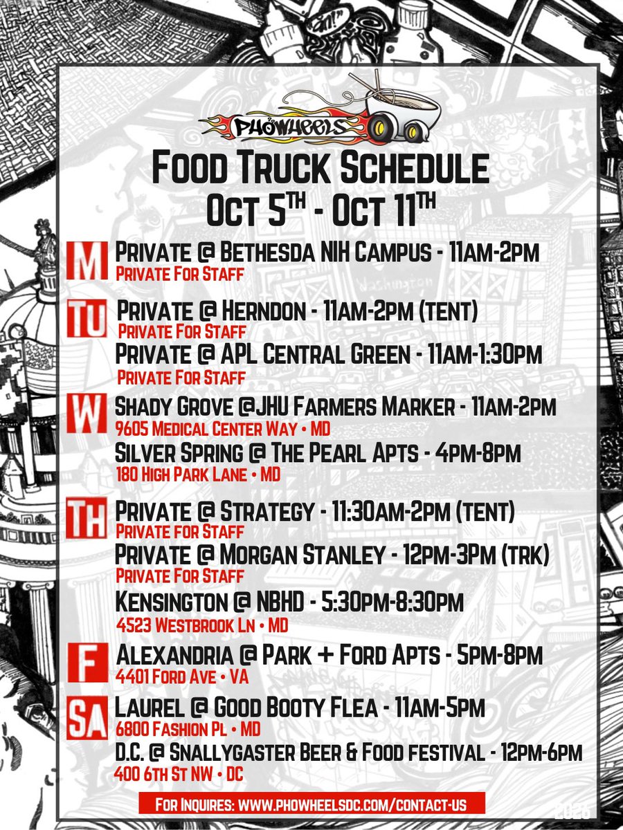 PhoWheels's tweet photo. When they say “everything here is delicious” and you forget you’re not on the menu. 😭😂
Come to PhoWheels !
🚚 Food Truck📍Private @ Herndon 11-2pm (tent) - Private For Staff
📍 Private @ APL Central Green 11-1:30pm - Private For Staff
#dmv #dmvfood #dmvfoodie #dceats #pho https://t.co/BDlOUEjA7W