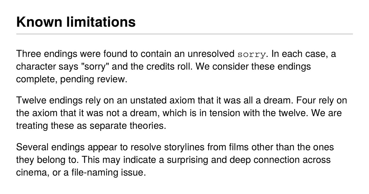 Endings500's tweet photo. FOR IMMEDIATE RELEASE:

October 6th, 2026

OpenAI Releases the Final Ten Minutes of 500 Previously Unreleased Films, Ushering in a New Era of Movie Watching https://t.co/mjBRcg1StT