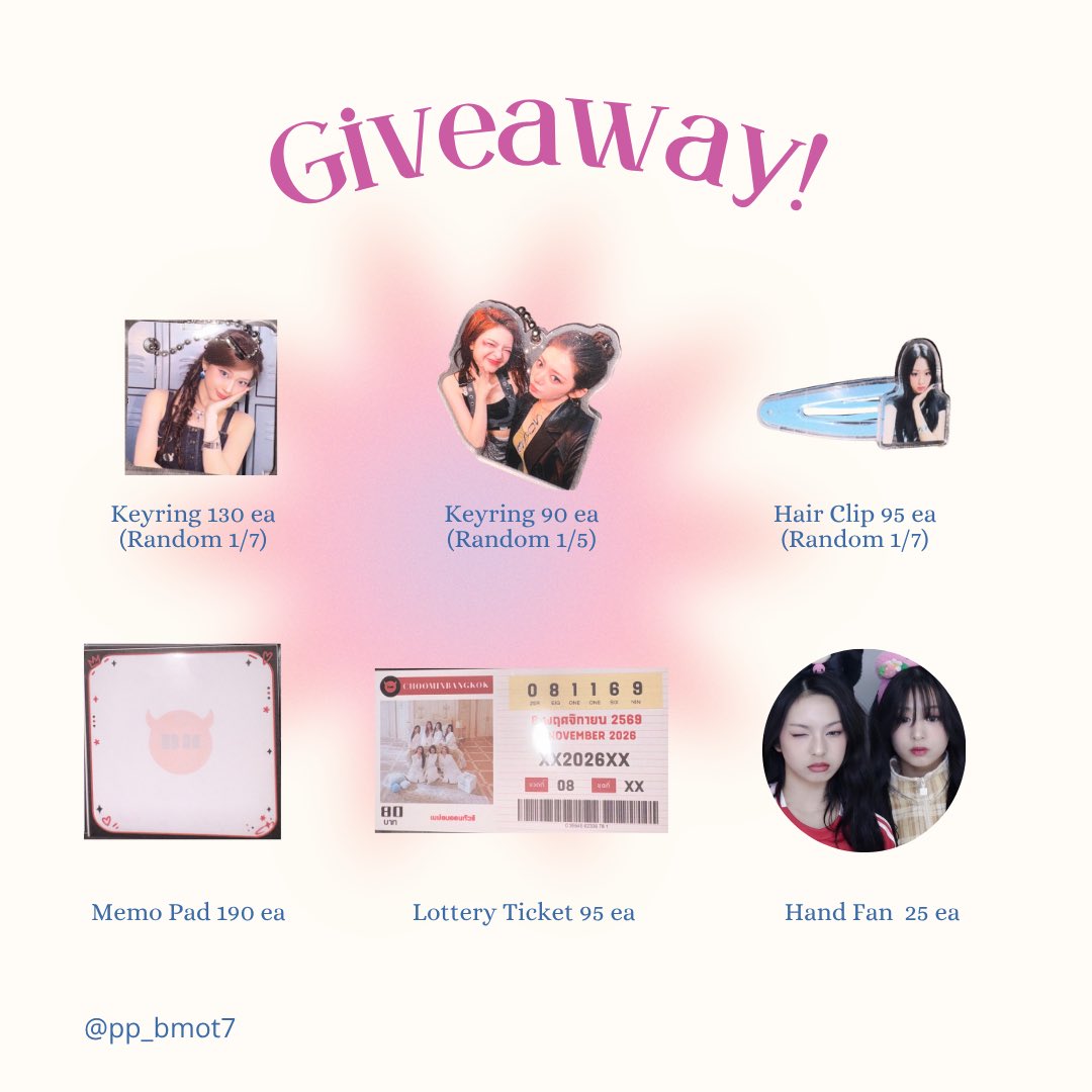 pp_bmot7's tweet photo. GIVE AWAY><
babymomster choom in bkk
rt &amp; show this tweet

🗓️ 8 november 
📍impact arena

#เบม่อนออนทัวร์2026 #CHOOM_IN_BANGKOK #BABYMONSTER #RUKA #PHARITA
#ASA #AHYEON #RAMI #RORA #CHIQUITA https://t.co/EqAO8oLQnn