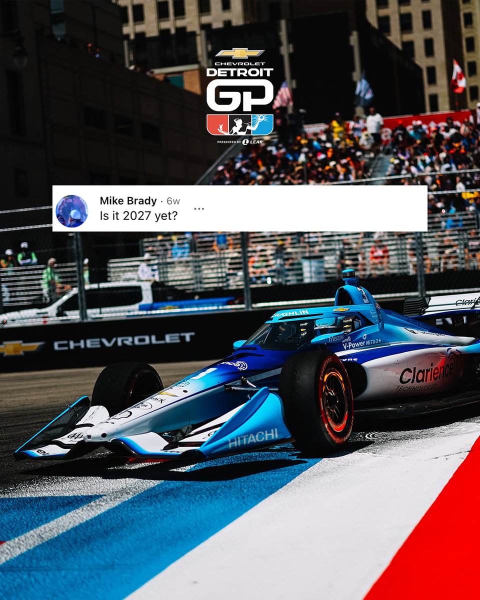detroitgp's tweet photo. We’re one day closer, Mike! See you June 4-6 in Downtown Detroit. https://t.co/RI3JjbfwHj