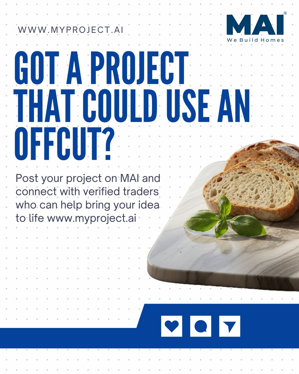 MAI__UK's tweet photo. Sustainability starts before we throw anything away. β»οΈ
Look again at that stone offcut; it could be the perfect piece for your next project.
Swipe to see how. π
Have a project in mind? Post it on MAI
https://t.co/JALZlxI7qY
#myprojectai #mai #sustainability #stoneoffcuts https://t.co/y2xwZbAdXk