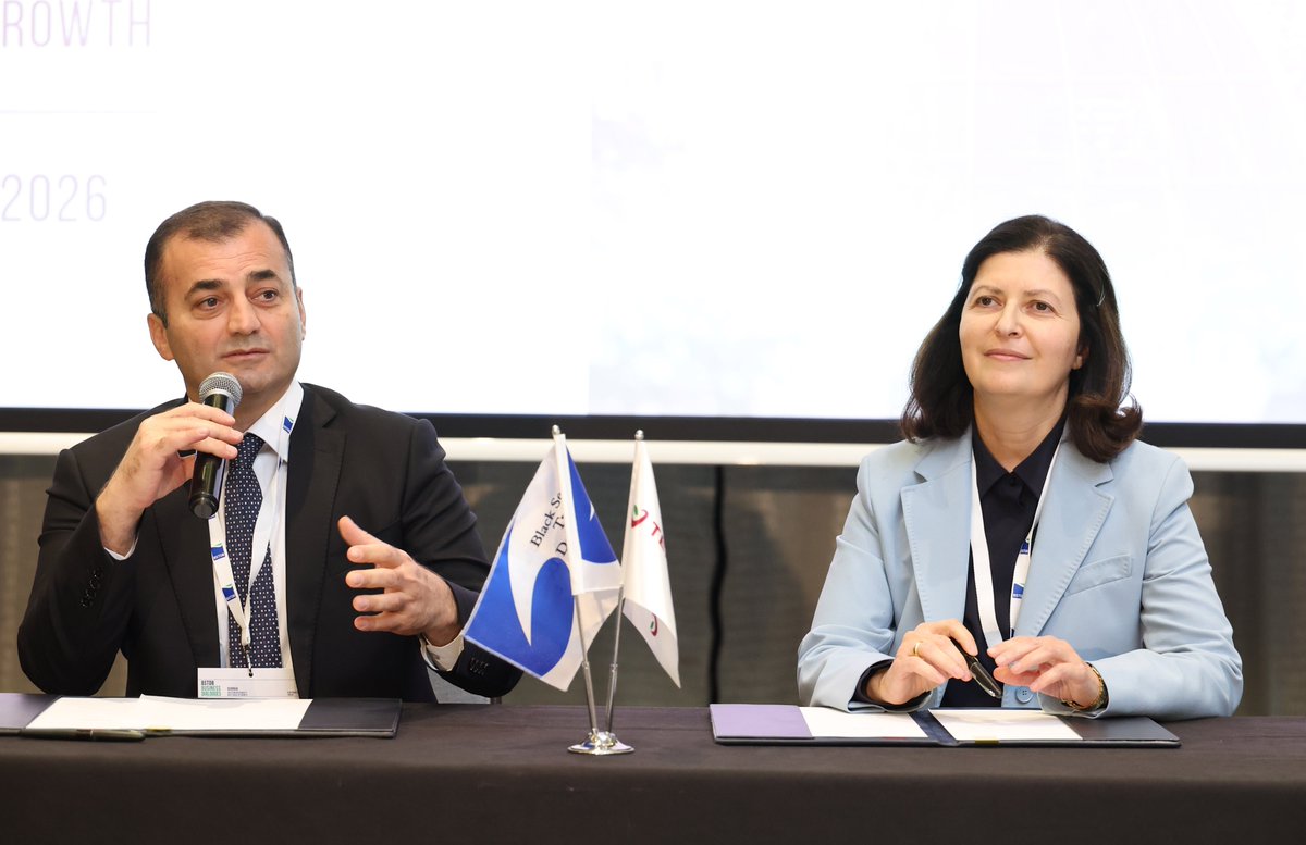 BSTDB's tweet photo. Strengthening SME finance and trade in Georgia.

BSTDB has signed a EUR 5 million financing facility with Terabank to support lending to Georgian SMEs and trade finance.

This is the third SME facility under the partnership between BSTDB and Terabank.

Learn more: https://t.co/vjYkXfeoNL
