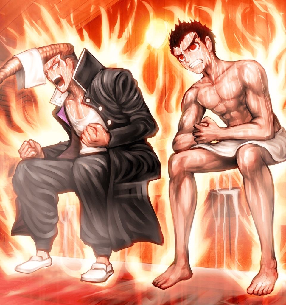 Dangan_Negative's tweet photo. when you AND your bf look a hot mess...  😅😅... #Awkward #danganronpa -🐳 https://t.co/qoVqX3pMV6