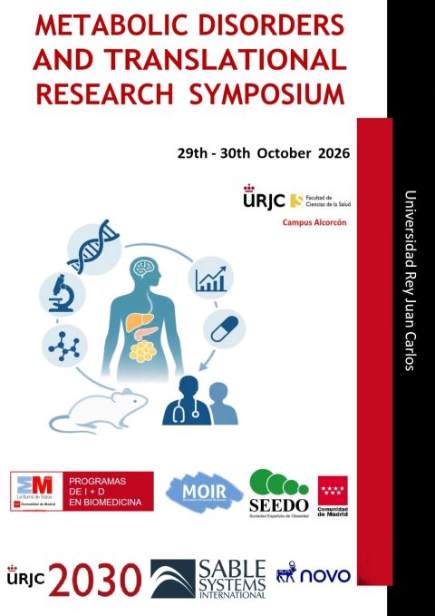 BIOFAT_LAB's tweet photo. We are pleased to invite researchers, clinicians, students, and professionals to attend the Metabolic disorders and translational research symposium, which will take place on 29th-30th october 2026 at URJC-Facultad Ciencias de la Salud (Madrid).
Link in comments https://t.co/fLlifvT69g