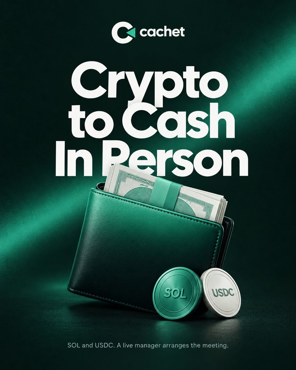 GetCachetxyz's tweet photo. From a wallet holding SOL or USDC to notes, in person, in your city. https://t.co/KRiiRq5IL2