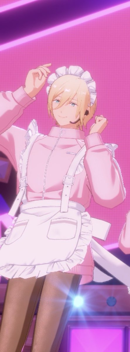 areeeee_k's tweet photo. Eichi in maid mini skirt and tights 🤤🍽️ https://t.co/oX5kjUyBzj