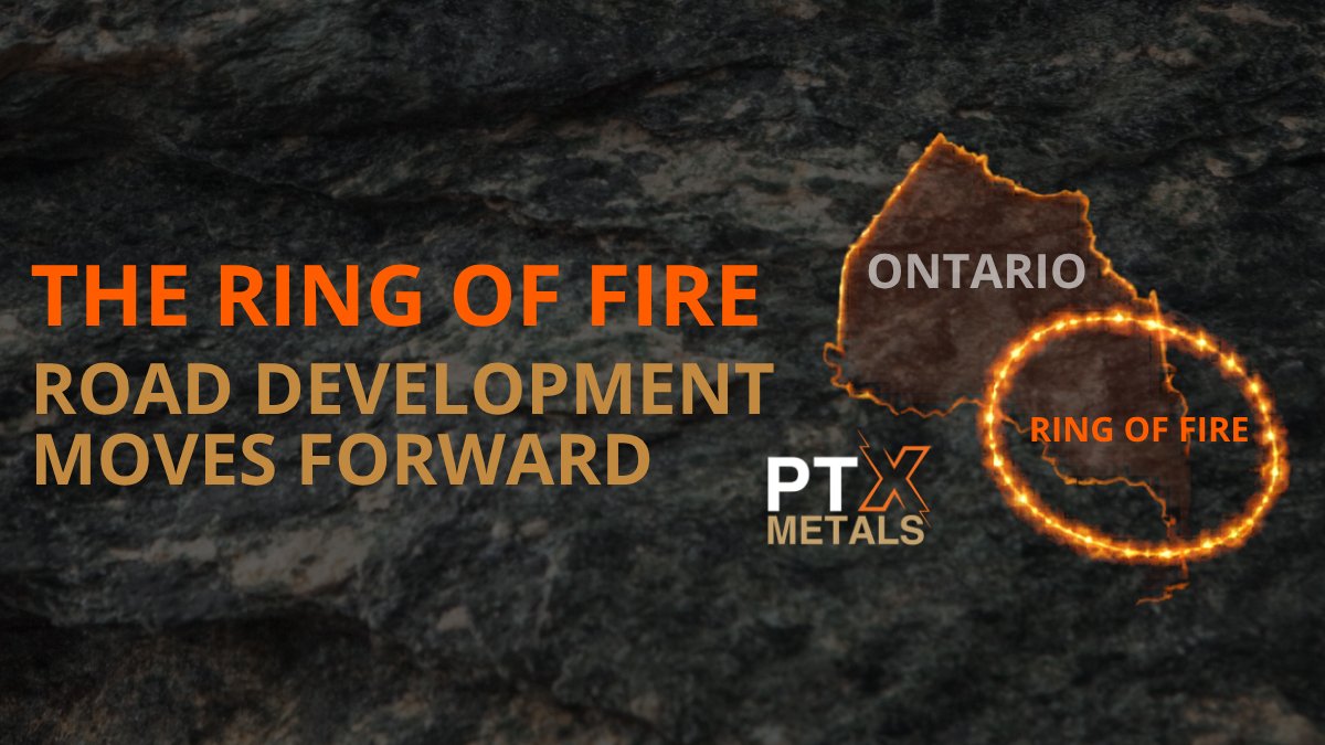 PTXMetals's tweet photo. Progress continues in Ontario’s #RingofFire. 🛣️
The Webequie Supply Road has reached another milestone with Sigfusson Northern Ltd. selected as construction manager for the proposed 107-km permanent gravel road.
Read more ⬇️
https://t.co/Fjo0OFop5O
$PTX.V
#OntarioMining https://t.co/FxmafHnamW