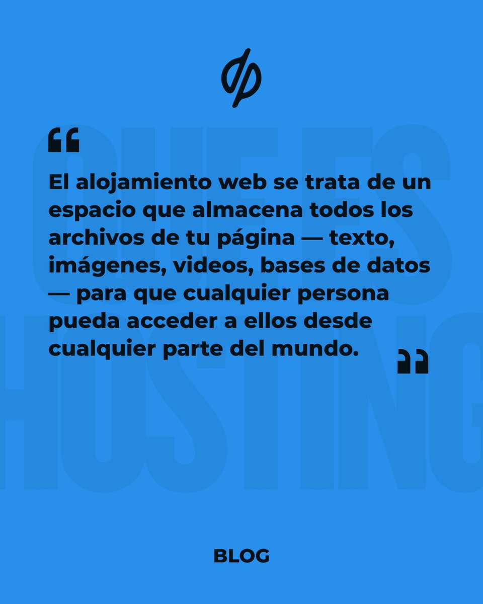 duplika's tweet photo. 🖥️ Duplika ofrece servicios de alojamiento web desde hace más de 21 años, pero ¿de qué trata exactamente el hosting? ¿cómo funciona?

En esta publicación te contamos un poco de cómo se alojan los sitios web.

#duplika #webhosting #hosting https://t.co/fhA9d8PmRh