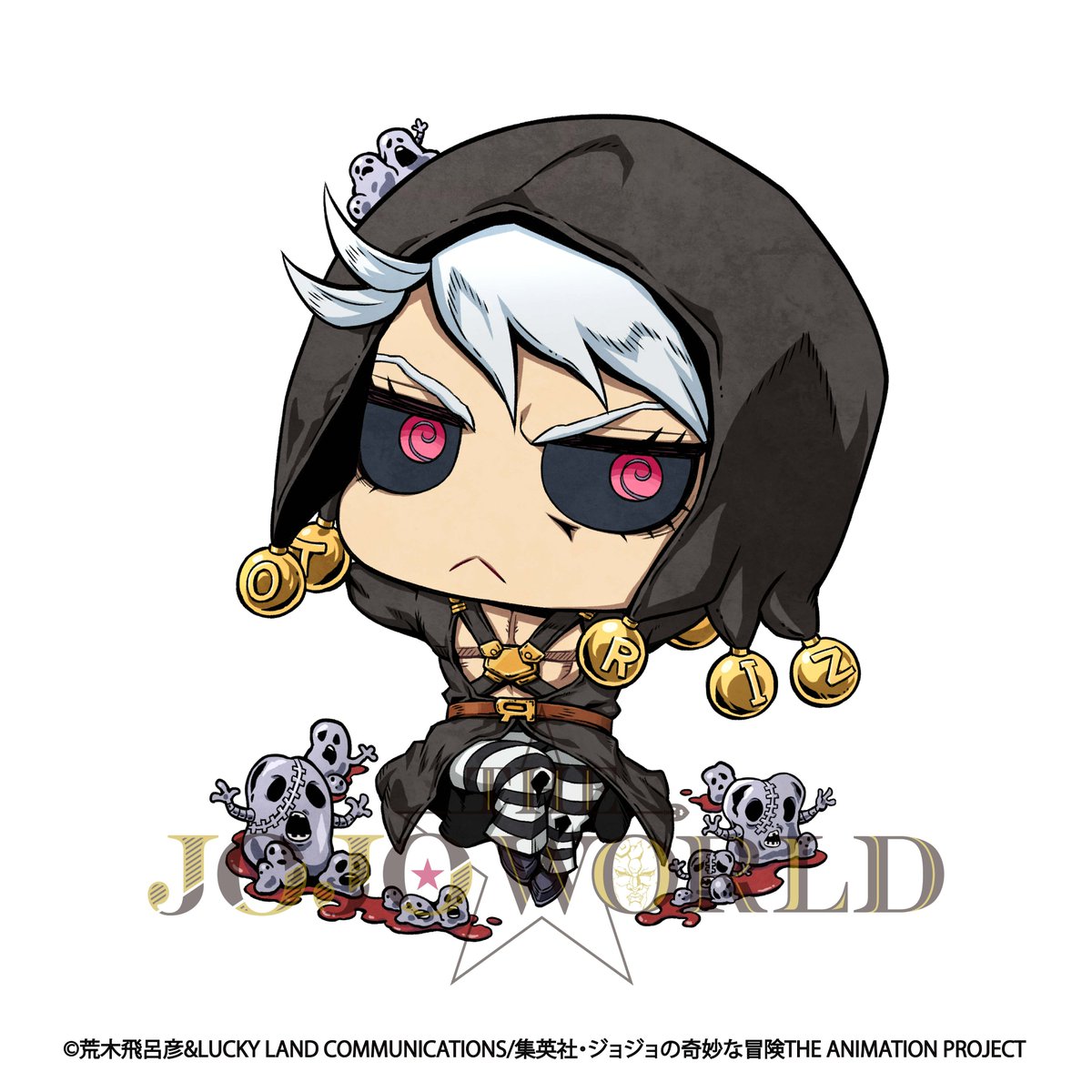 THE_JOJO_WORLD's tweet photo. ★━━━━━━━━━━━━★
　　  THE★JOJO WORLD 　 
           新規ちみキャラ紹介 
★━━━━━━━━━━━━★

リゾット・ネエロ

☑️公式サイト
https://t.co/YSf25Id33V

#THEJOJOWORLD #jojo_anime https://t.co/NCWxLjYzgf