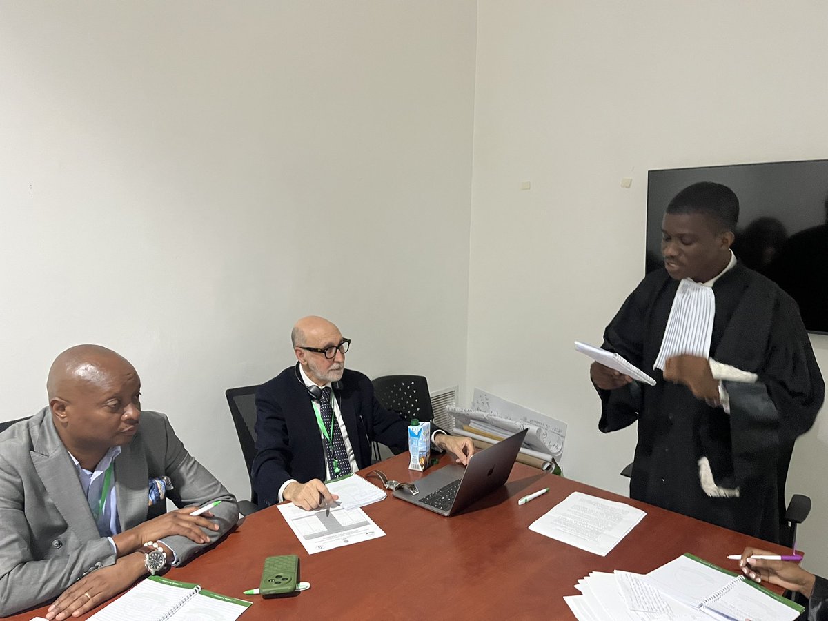 iPeace_GL's tweet photo. #HappeningNow 

The first round of the Moot Court Competition is underway in two parallel tracks, with students pleading before international law experts. Today, universities argue as defence or prosecution; tomorrow, they switch roles and face the opposite side. 

#GLRTP2026 #PRFGL2026 #IHL #HumanRights #MootCourt
