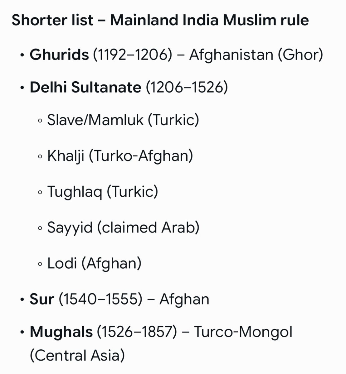 BaqirSarki2's tweet photo. Historically Muhajirs were subject to the rule of Central Asian and Pashtun dynasties rather than establishing their own local rule and currently you people remain subordinate to the Punjabi establishment @bannedwarrior1 https://t.co/baGBhedoxf