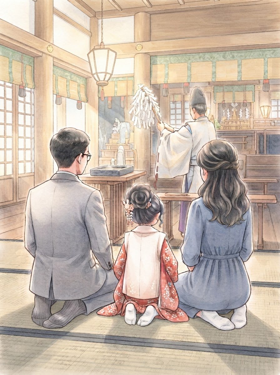 morinasanbe's tweet photo. 七五三絵本では、子どもが嫌がってしまいそうな場面でもあえて嫌がる場面は入れませんでした。
どの場面でも主人公たちはとっても素直に楽しく七五三に参加しています♪

絵本を読んだ子どもたちが、七五三って楽しそう！と思ってもらえるような工夫です😊 https://t.co/1mJDor4Fue