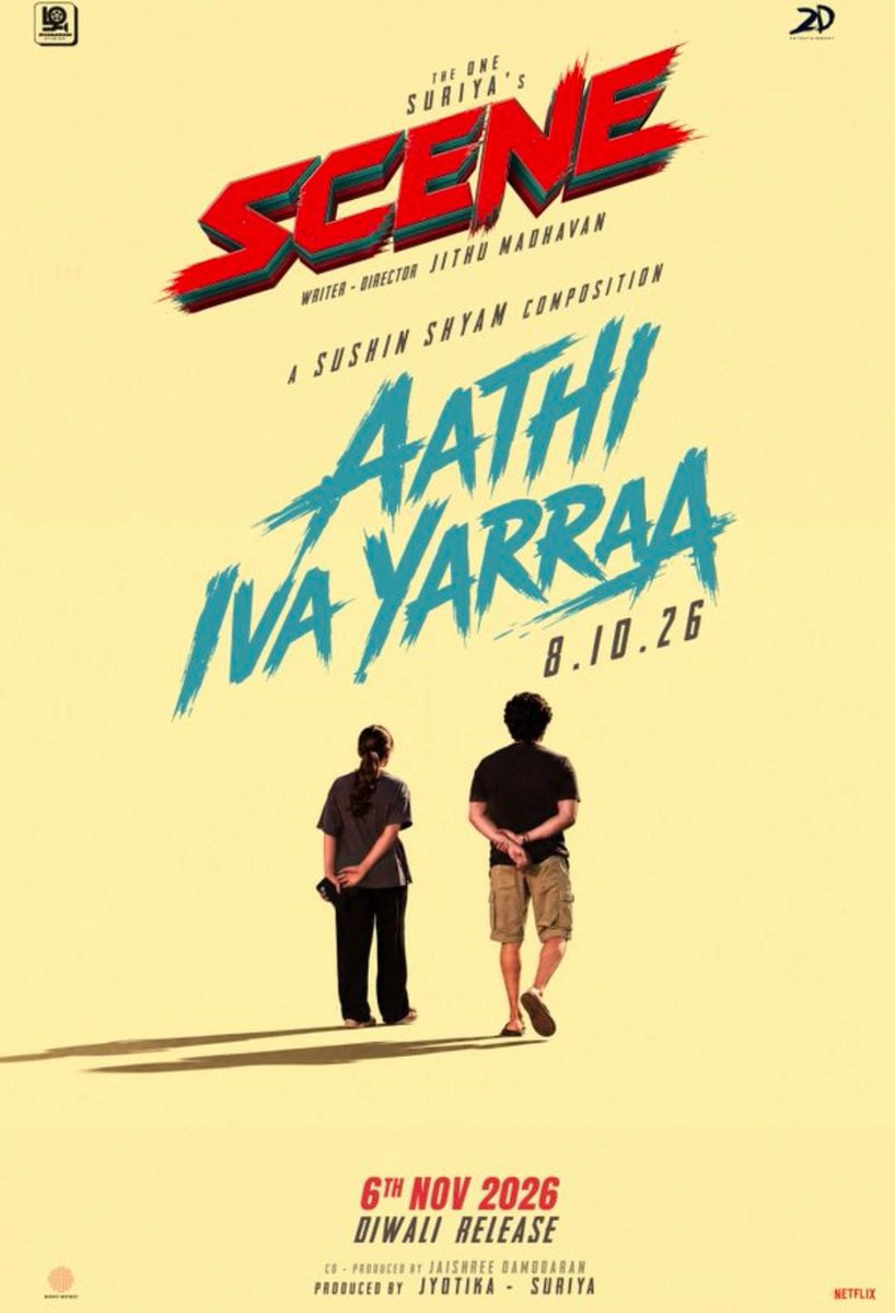 WECineLoco's tweet photo. #Scene First Single Loading 🧨

#Suriya https://t.co/pKbzYtjO3n