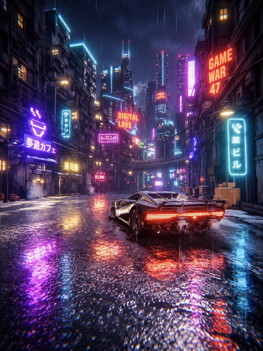 eliaswillnat's tweet photo. Ready to drive through a neon-soaked cyberpunk city? 🚘 🚩

Threejs-Punk Drive by @Andersonmancini is now on WorldMesh:
→ https://t.co/xts6kJYdE5 (Gate 14)

A single-player and multiplayer driving game where you explore rainy streets, complete missions and unlock new cars. https://t.co/pxpH1pHZV3